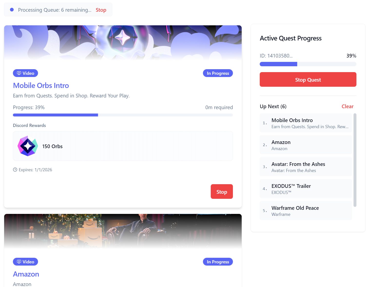 Discord Quest Helper Screenshot